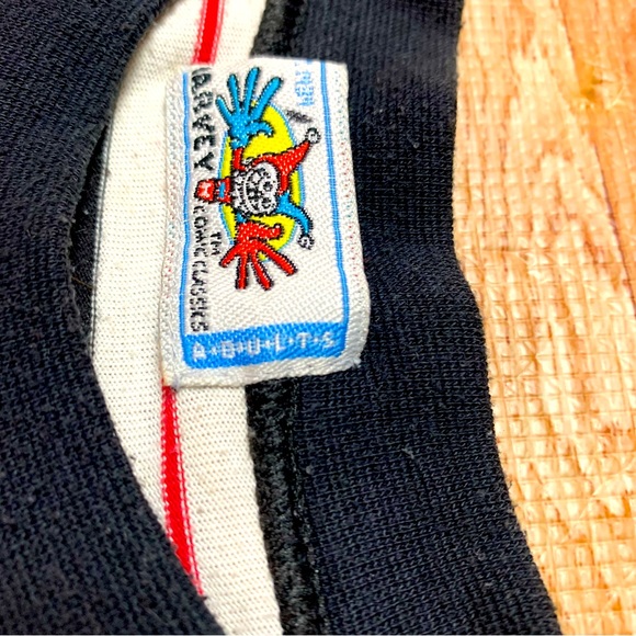 VTG Hot Stuff The Little Devil Striped Shirt Small Fits Large Harvey Comics 2000 - Picture 3 of 12